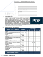 Programación Anual Tercero de Secundaria: I. Datos Informativos