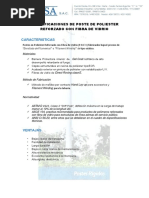 Especificaciones de Poste de Poliester Reforzado Con Fibra de Vidrio