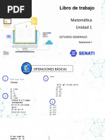 Matemática Unidad 1: Estudios Generales Semestre I