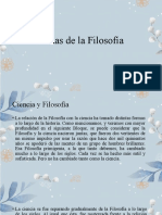 Ramas de La Filosofía