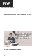 Decálogo Del Periodista Según Tomás Eloy Martínez - Conciencia Periodística