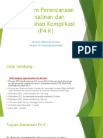 Program Perencanaan Persalinan Dan Pencegahan Komplikasi (P4-K)