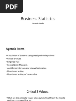 Business Statistics 4