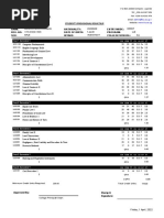 Kampala International University: Student'S Provisional Resultslip