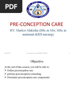 Pre Conception Care