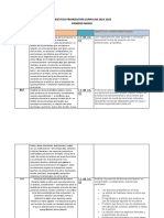 Objetivos Priorización Currular 2023-2025 Primero Medio: Objetivos Basales Objetivos Complementarios