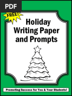 Holiday Writing Paper and Prompts: Promoting Success For You & Your Students!