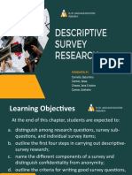 EL110 PPT Descriptive Survey