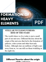 Formation of Heavy Elements