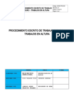 QHSE - PRO.022 Procedimiento de Trabajos en Altura R.E