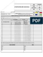 SIA FO SST 034 Check List Equipos Anticaidas Arnés Linea de Anclaje