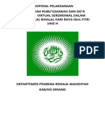 Contoh Proposal Mujahadah Rubu'ussanah