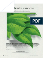 Ingredientes Exóticos: Propiedades y Aplicaciones Dermofarmacéuticas