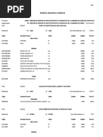 Análisis de Precios Unitarios: Página