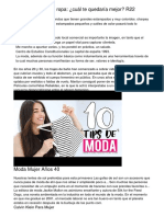 Tipos de Estilos de Ropa Cu?l Te Quedar?a Mejor R22wubak PDF