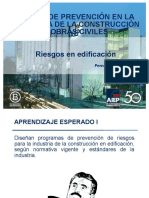 Taller de Prevención en La Industria de La Construcción Y Obras Civiles Riesgos en Edificación