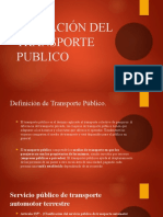 Operación Del Transporte Publico