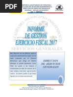 Informe de Gestión Servicios Generales