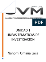 Unidad 1 Lineas Tematicas de Investigacion Nahomi Omaña Laija