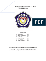 Laporan Hasil Analisis Swot Kue Tradisional 1