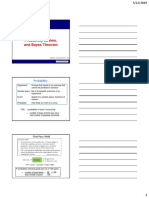 Probabilty Review and Bayes Classroom Handout 1 - 18