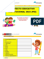 Proyecto Educativo Institucional (Pei) 2023