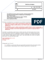 Eletrônica Analógica:) IC (MIN) É A Corrente de Coletor para Uma Tensão de Entrada Mínima. em Muitos Projetos