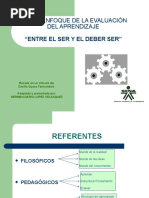 ENFOQUE EVALUACIÓN DEL APRENDIZAJE DLV