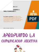 Resultado Ética N - 3 Presentación Comunicación Asertiva. - Nivel Tecnólogos