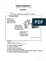 Fichas Comprensión Lectora 4° Básico