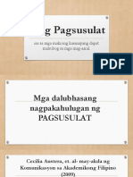 Ang Pagsusulat