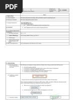 Daily Lesson Log 9 Tle - Cookery 4