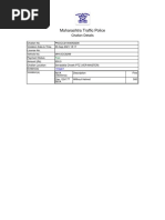 Maharashtra Traffic Police: Challan Details