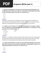 Engineering Graphics (Chapter - More MCQS) Solved MCQs (Set-1)