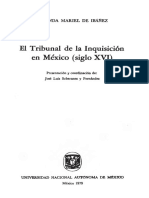 El Tribunal de La Inquisición en México (Siglo XVI) : Yolanda Mariel de Ibáñez