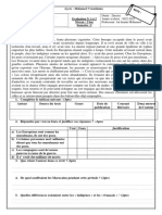 Nom: . Prénom: .. Classe: . Numéro D'ordre: .. Durée: 2heures Année Scolaire: 2022-2023 Professeur: Ait Hsaine Mohamed