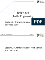 Lecture 2 Characteristics of Road, Vehicle and Road Users