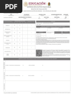 Sistema Educativo Nacional: Boleta de Evaluación