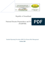 "National Disaster Response Standard Operating Procedure (SPO) "