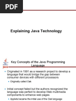 Explaining Java Technology