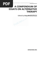 A Compendium of Essays On Alternative Therapy: Edited by Arup Bhattacharya