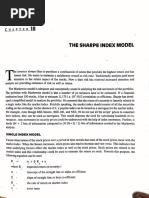 Sharpe Index Model