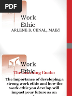 Work Ethic: Arlene B. Cenal, Maed