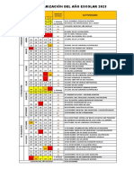 Calendarizacion 2023