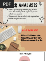 Process of Identifying and Analyzing Potential Issues That Could Negatively Impact Key Business Initiatives or Projects