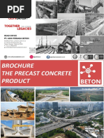 Brochure The Precast Concrete Product: Beton