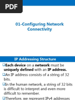 01-Configuring Network Connectivity