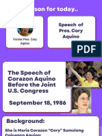 Lesson For Today..: Former Pres. Cory Aquino