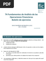 T4 Fundamentos de Análisis de Las Operaciones Financieras Boletín de Ejercicios