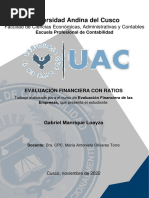 Universidad Andina Del Cusco: Facultad de Ciencias Económicas, Administrativas y Contables